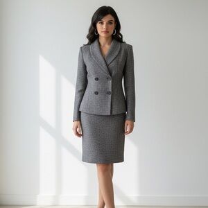 Doncaster Gray Blazer Suit Jacket with front pockets
